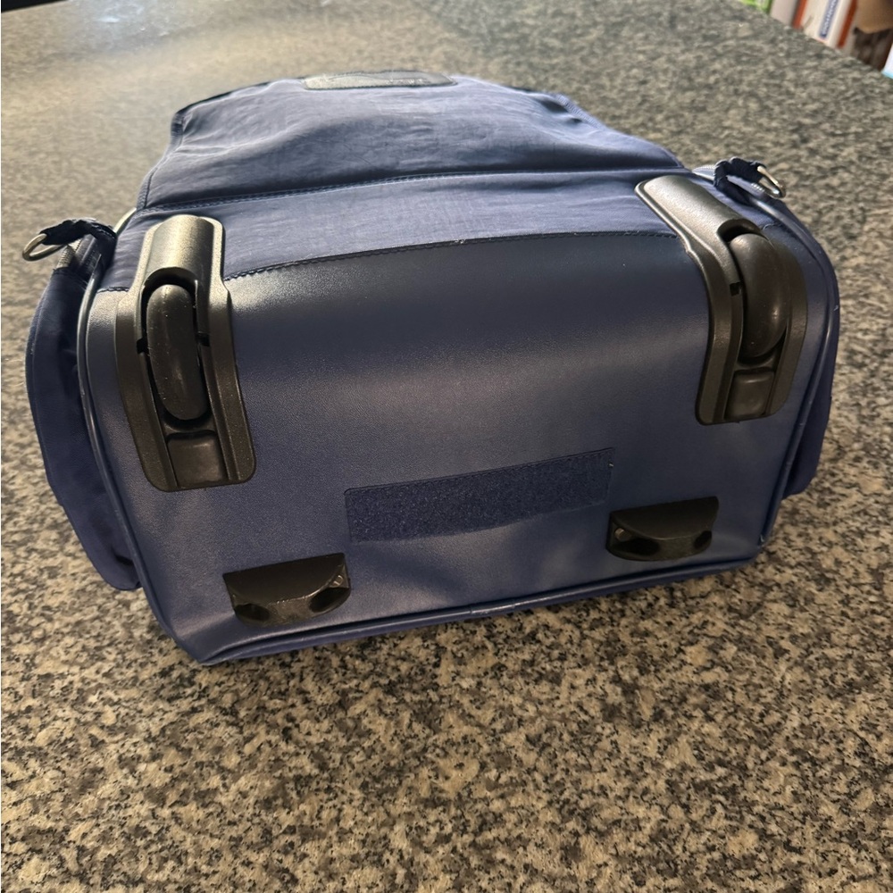 Kipling Blue Backpack with wheels - Picture 4 of 9
